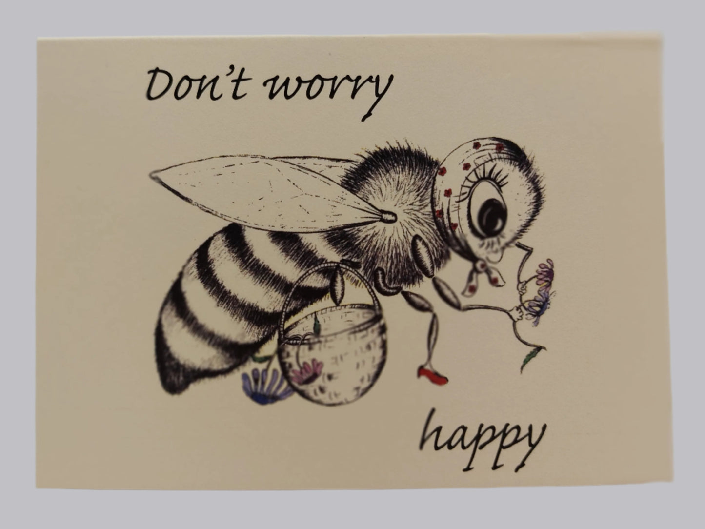 Mrs Bee's Greetings Cards - pack of 4