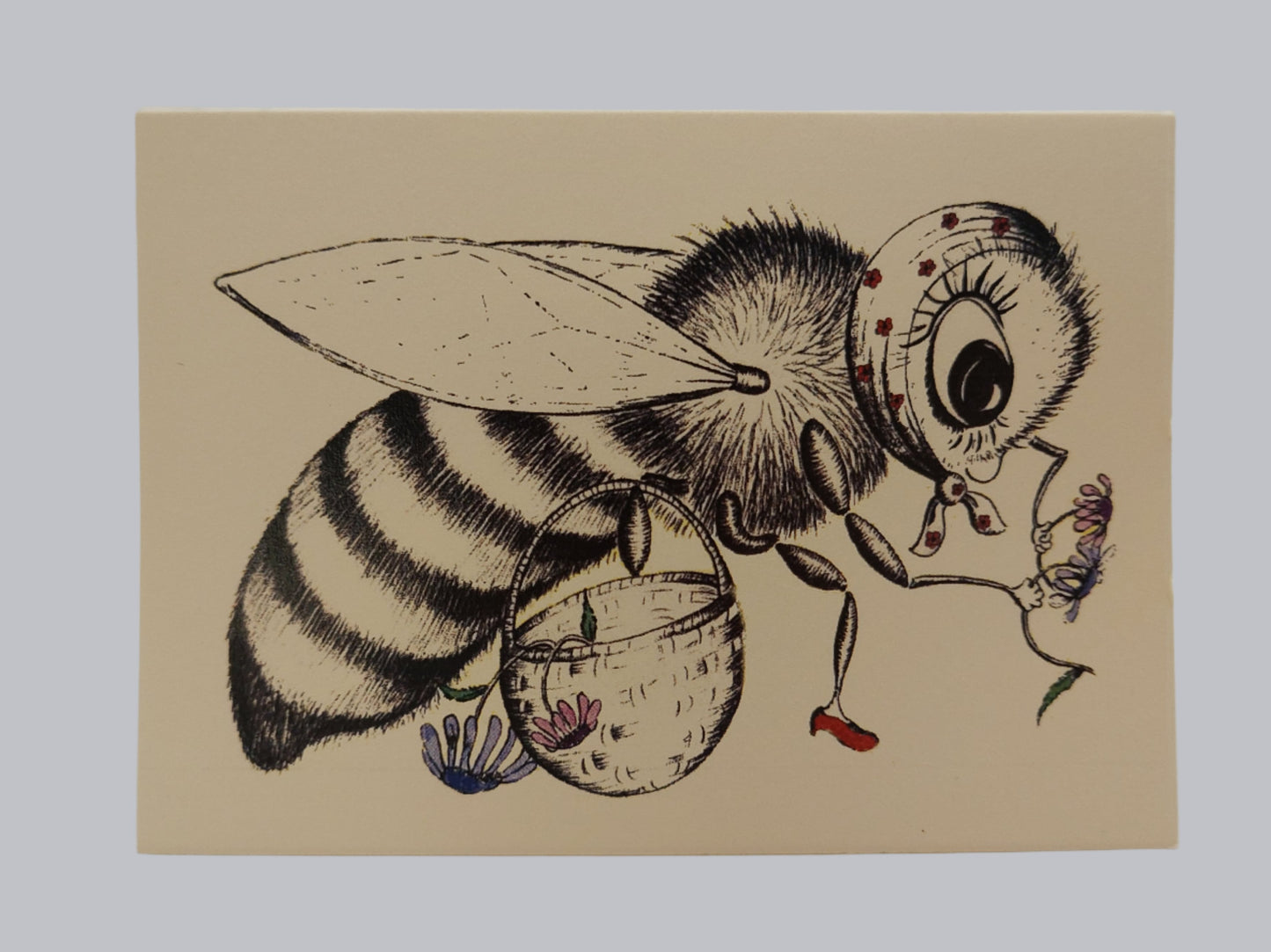 Mrs Bee's Greetings Cards - pack of 4