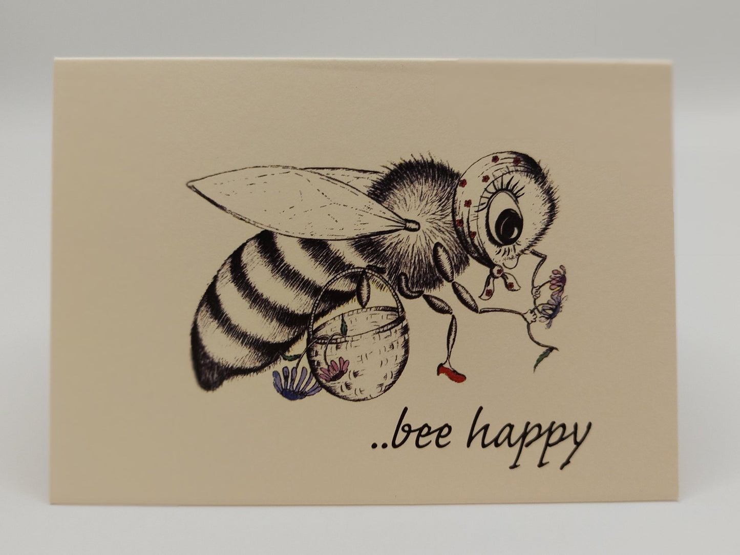 Mrs Bee's Greetings Cards - pack of 4
