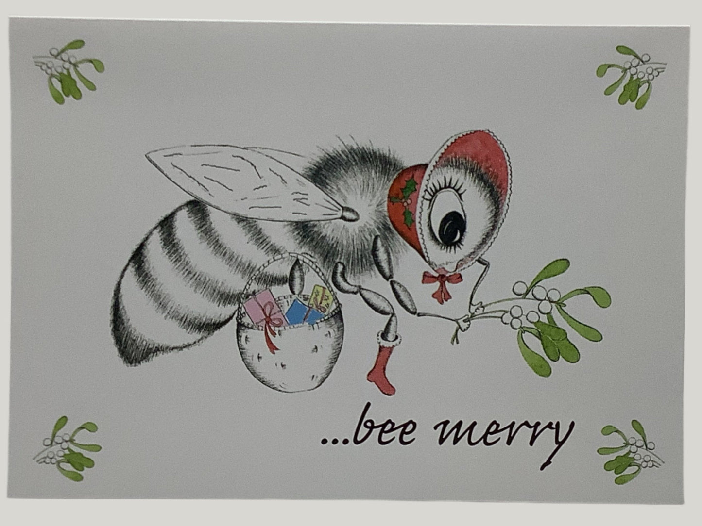 Bee Merry Christmas Cards