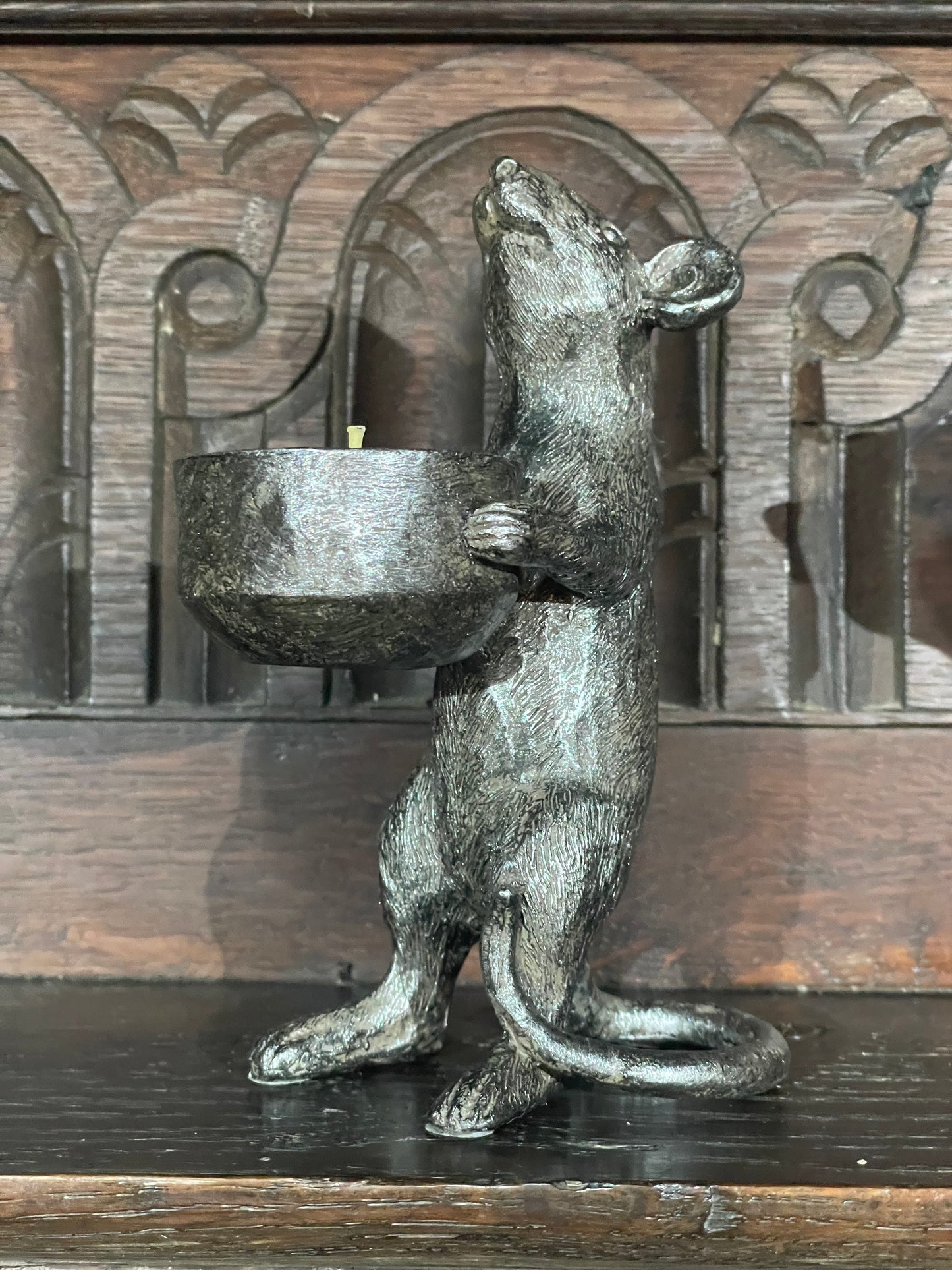 Standing Mr Mouse Tea Light Holder