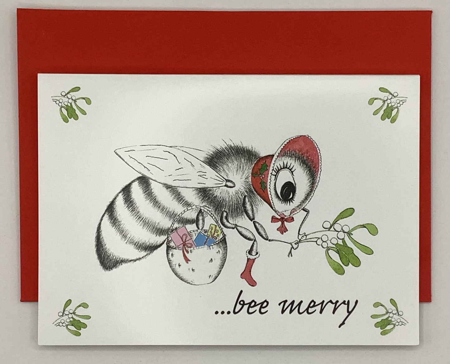 Bee Merry Christmas Cards