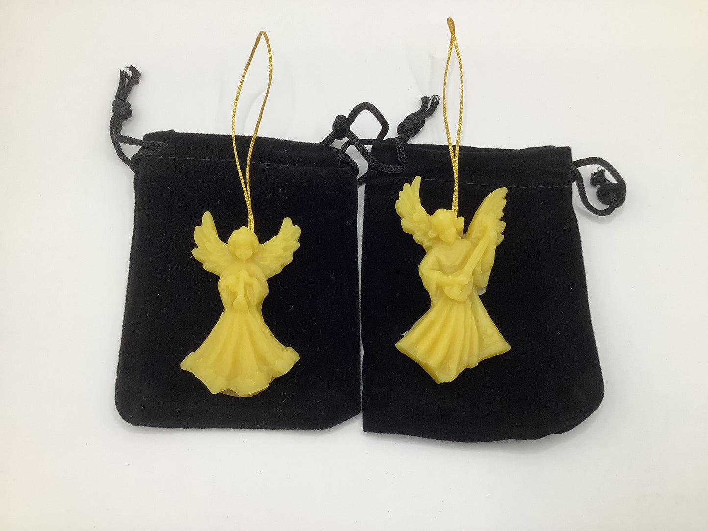 Set of 5 Beeswax Christmas Tree Decorations